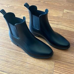 Black Rain Boots